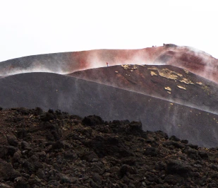 LE volcan Etna, en Sicile, Italie
